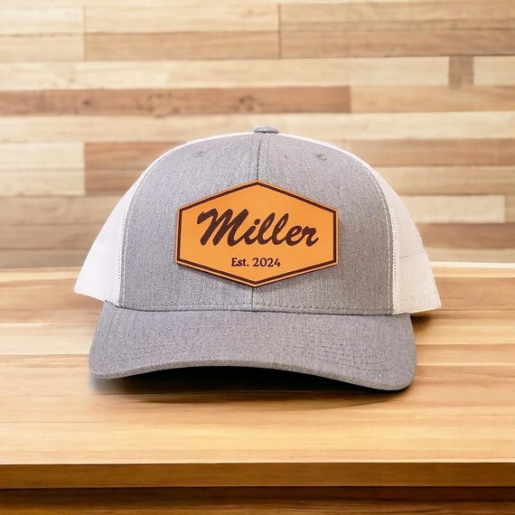 Personalized Trucker Hat, Last Name Hat, Groomsmen Hats, Family Reunion Gifts, Family Name Hats, Gift for Husband, New Dad Gift, Couples Hat