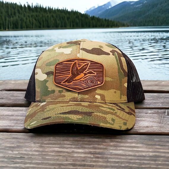 Duck Hunting Trucker Hat, Duck Hunting Gift for Dad or Husband, Duck Hunters Hat, Camo Duck Hunting Hat, Waterfowl Hunting Hat, Mallard Hat