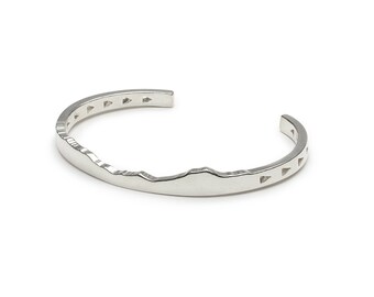 Green Mountain Cuff Bracelet - Sterling