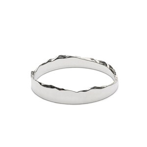 Slim mountain ring in sterling or 14k gold