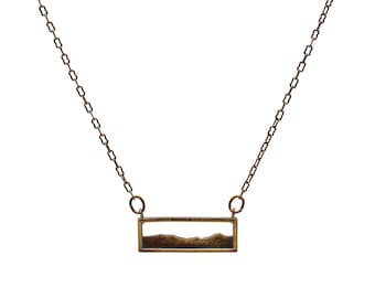 Green Mountain Bar Necklace