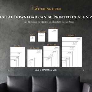 Ultimate Dark Academia Decor Halloween Wall Art and Gothic Decor Printable Wall Art Gallery Wall Set Collection | Halloween Printables Art image 8
