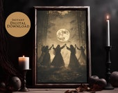 Dark Art Print, Witchy Home Decor, Digital Print, Witch Print Witchy Decor Witch Art Print Witchy Art Print Wicca