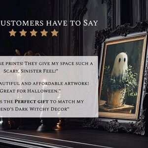 Ultimate Dark Academia Decor Halloween Wall Art and Gothic Decor Printable Wall Art Gallery Wall Set Collection | Halloween Printables Art image 9