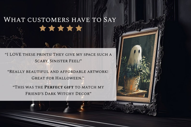 Ultimate Dark Academia Decor Halloween Wall Art and Gothic Decor Printable Wall Art Gallery Wall Set Collection | Halloween Printables Art image 9