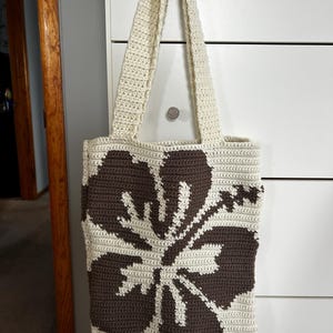 Crochet Hibiscus Tote Bag Pattern