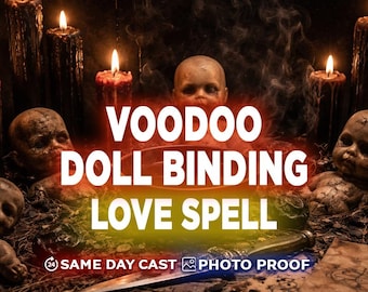 Incantesimo d'amore con bambola voodoo, potente rituale di ossessione, rendili ossessionati e devoti, forte energia di attrazione, lancio in giornata