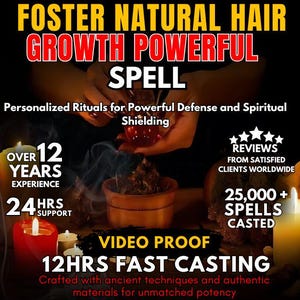 Powerful HAIR GROWTH SPELL | Thick Hair | Shiny Strands | Healthy Roots | Fast Regrowth | Bald Spot Healing | Beauty Spell