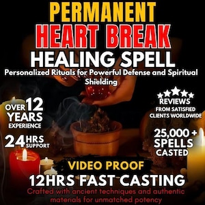 Permanent HEARTBREAK HEALING SPELL | Emotional Recovery & Renewal | Let Go, Move On + Attract New Love | Release Pain + Find Happiness