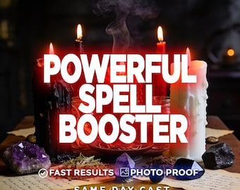 PODEROSO REFUERZO PERSONALIZADO / Refuerzo de hechizo premium / Lanzamiento de refuerzo de hechizo / Aumento del poder de hechizo / Refuerzo de hechizo