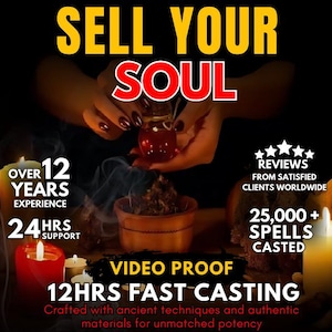 SELL Your SOUL PACT, sell your soul, satanic spell, demon pact, soul pact, dark ritual, satan pact, limitless power, occult ritual