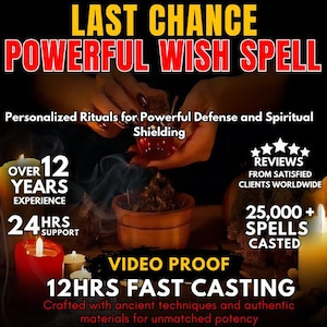 Miraculous LAST HOPE WISH Spell | Manifest Magic | Dream Fulfillment | Money Spell | Love Attraction | Luck & Success