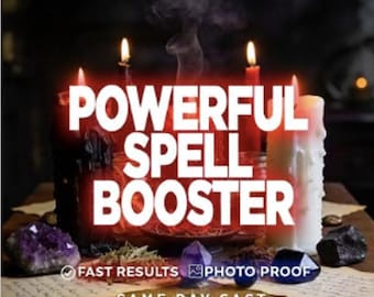 Spell Booster Ritual | Energy Enhancement for Existing Spellwork | Spiritual Support Tool | Intention Amplifier