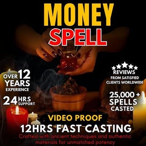 MONEY SPELL | MILLIONAIRE Spell | Lottery Spell | Win Casino | Wealth Magnet | Financial Freedom | Money Manifestation | Abundance