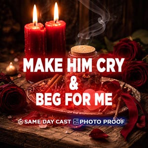 Make Him Cry and Beg For You Spell | Obsession Binding Ritual | Trigger Deep Regret, Longing & Chase Energy | Works Fast