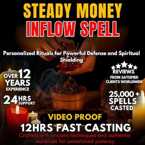 STETIGER GELDZUFLUSS Zauber | Stabilität | Reichtum-Flow | Wohlstands-Ritual | Tägliche Fülle | Einkommens-Magnet | Manifestiertes Geld