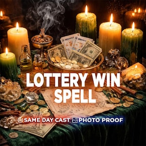 Lottery Win Spell | Jackpot Magic for Big Lottery Win | Lucky Numbers Manifestation Ritual | Winning Energy & Fortune Attraction Spell