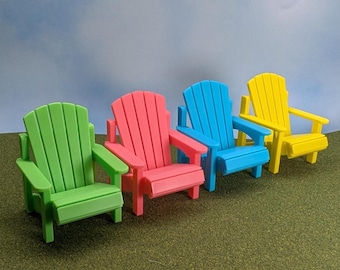 1:12 Scale Adirondack Chair     - 3 " tall