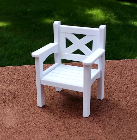 Patio Chair for your Garden/Dollhouse 1:12 scale -  3" tall