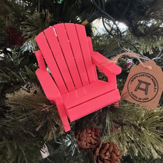 Adirondack Chair    1:12 scale - 3 1/2" tall