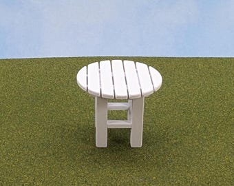 Table d'appoint Adirondack à l'échelle 1:12 - 2,5 cm de haut