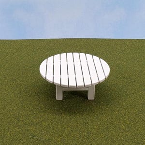 Runder Couchtisch im Maßstab 1:12