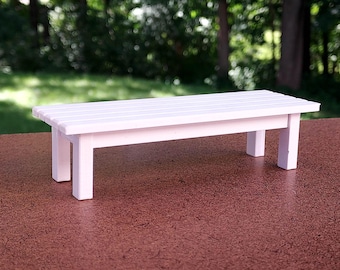 Table basse de patio à l'échelle 1:12 - Hauteur : 3,8 cm