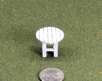 Mesa auxiliar Adirondack a escala 1:24 (media escala) - 2,2 cm de altura