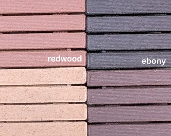 1:12 Scale Dollhouse Flooring - Simulated Hardwood, 60 Square Inches