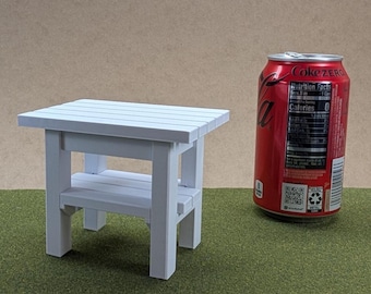 Patio Side Table    1:6 scale -  3 5/8" tall