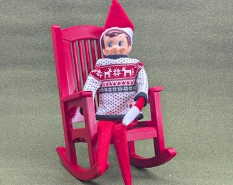 ロッキングチェア 1:6スケール - 高さ8 1/2インチ