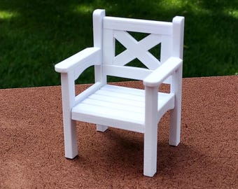 パティオチェア 1:12スケール - 高さ3インチ