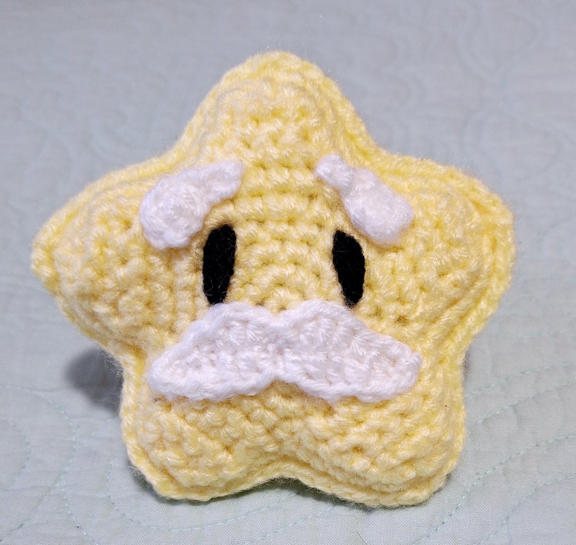 Paper Mario N64 Stars Crochet Pattern Star Doll Plush Craft Cute ...