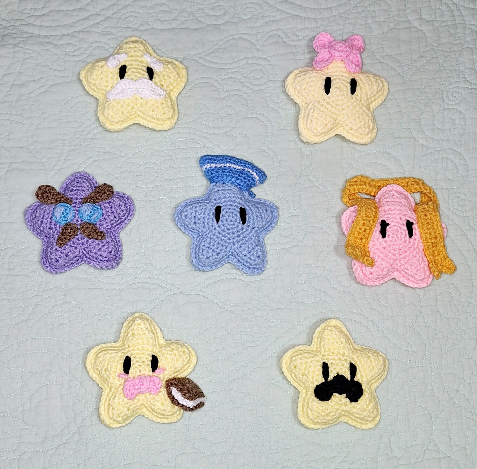 Paper Mario N64 Stars Crochet Pattern Star Doll Plush Craft Cute ...