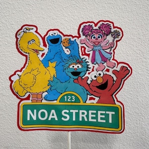 Sesame Street Cake Topper