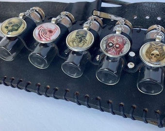 Necromancer Potion Bottle Belt