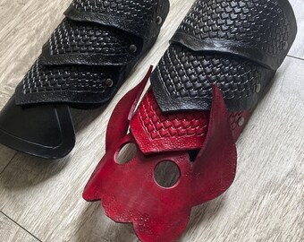 Toothless the Dragon Leather BRACERS
