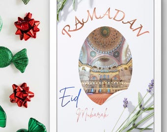 Ramadan Schreibtisch Wand Kunst Karte während der Eid Zeremonie, dekoratives Geschenk