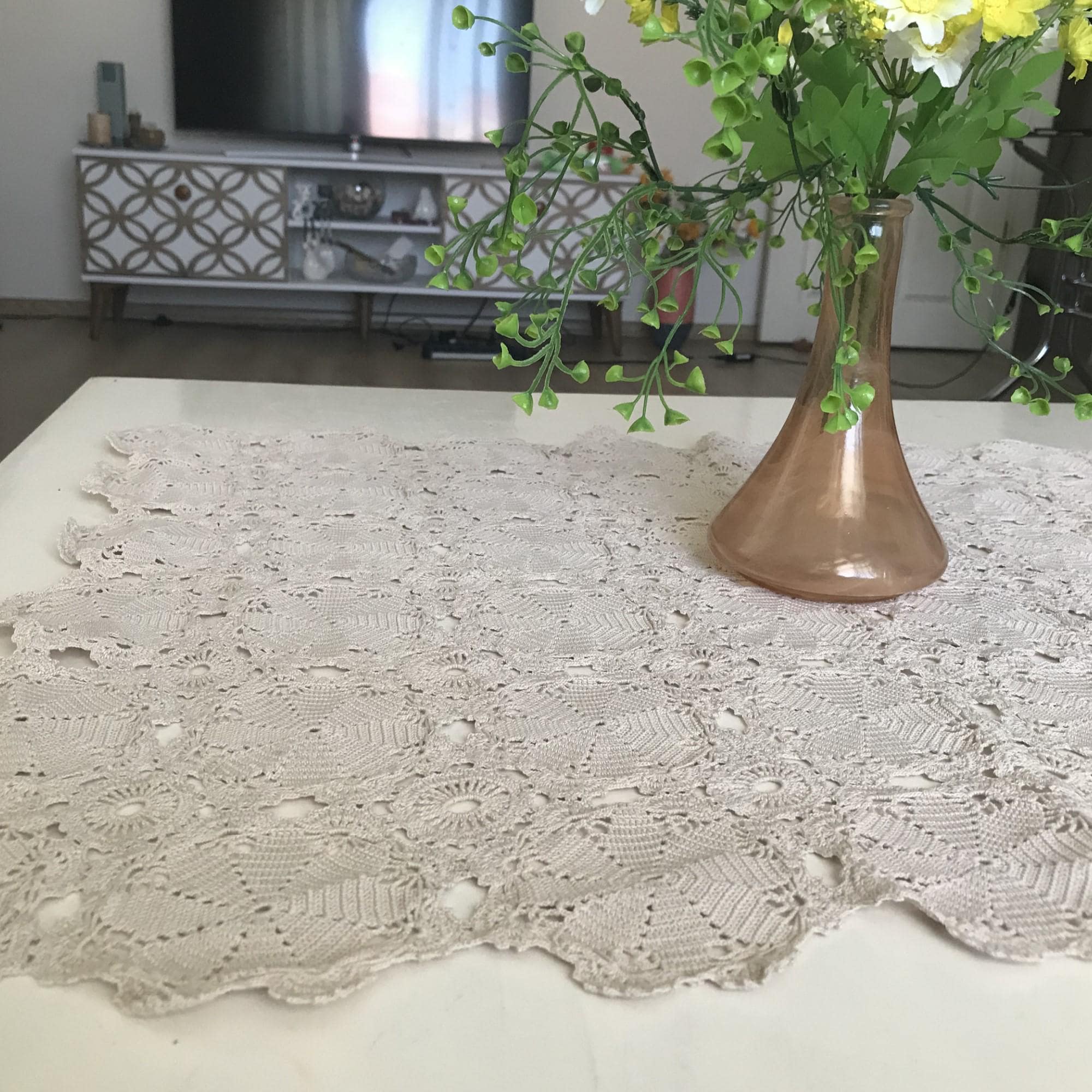 Crochet Lace Table Runner