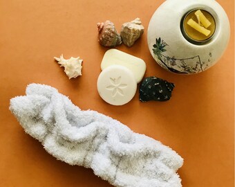 Baumwollhandtuchstirnband, elastisches Spa-Gesichtsschweißband