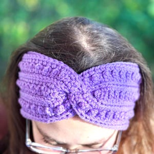 Ear Warmer, Handmade Crochet Ear Warmer, Crochet Ear Warmer, Twisted Knit Ear Warmer, Crochet Twisted Ear Warmer, Warm Hairband