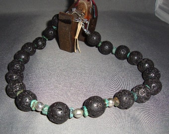 Lava Rock Necklace