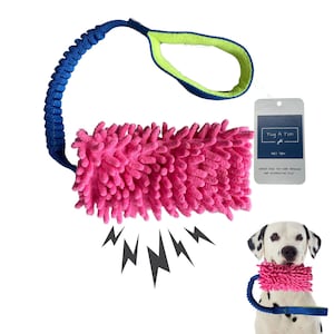 Squeaky Moppy Tugging Dog Toy