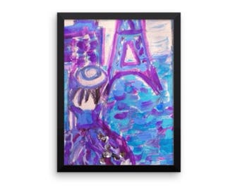 Parisian Girl Original Art Print