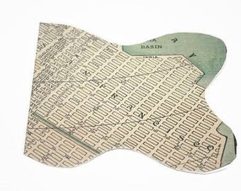 Wavy Map of San Francisco Greeting Card