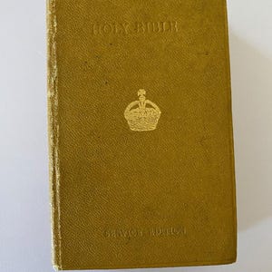 Bible Society “Service Edition” Bible Vintage Naval & Military Christianity