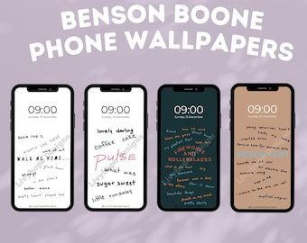 Benson Boone Album Phone Wallpaper Bundle