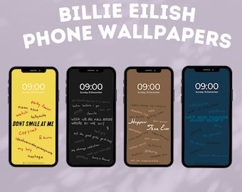 Billie Eilish Album Phone Wallpaper Bundle