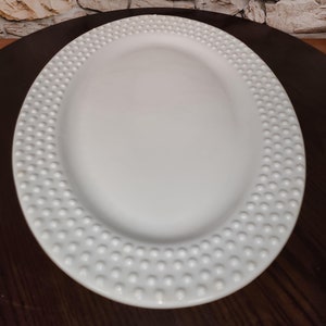 White Oval Serving Platter