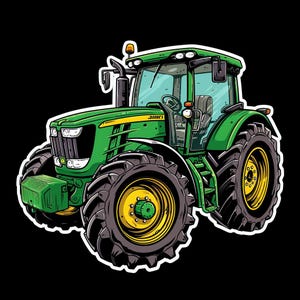 Pegatinas Infantiles de Granja y Tractores | Stickers Divertidos para Decorar Cuadernos, Mochilas y Más